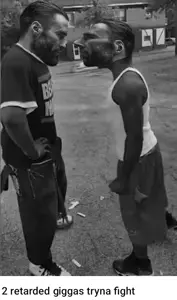 gigachad, clothes, durag, gigachad wojak, hood, nigga, retard, retarded, youtube