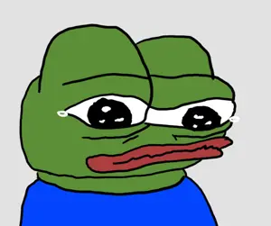 apu, pepe, animated, blue shirt, crying, sob, tear, transparent background
