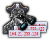 feraljak, binoculars, bone, bones, captain coal, clothes, coal, coal skin, glasses, hat