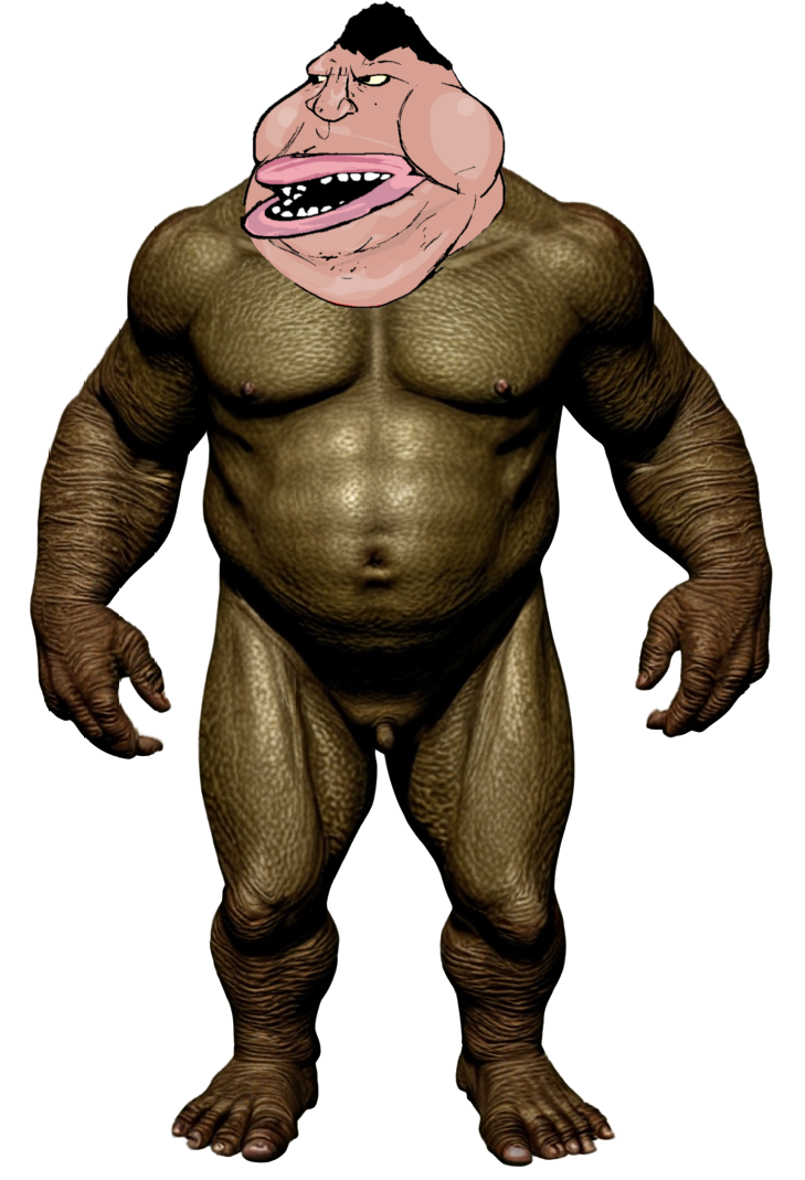 meximutt, black hair, brown skin, buff, fat, full body, hair, looking to the left, muscles, no glasses