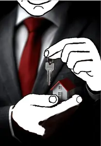 chudjak, pol face, 1soyjak, closed mouth, clothes, front view, half body, hands, house, irl background