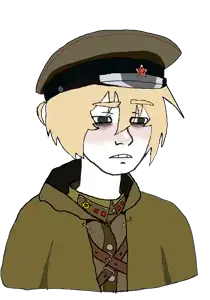 twinkjak, wojak, green eyes, military uniform, russia, soviet union, twink, uncolored skin