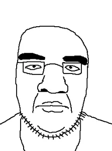 292422 - soybooru.com - 1soyjak bald black_eyes closed_mouth eyebrows fat front_view glasses lips looking_at_you neutral nigger_nose open_eyes portrait stubble template transparent_background uncolored_skin unknown.png
