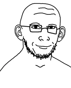 unknown, veironjak, 1soyjak, closed mouth, ear, eyebrows, facedox, forehead lines, glasses, nose