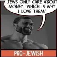 gigachad, 1nas, beard, black hair, buff, comic, gray background, gray skin, hair, half open mouth