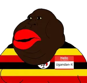 meximutt, bantujeet, bantumutt, muttvariants from meximutt, 1soyjak, bald, big lips, black eyes, black skin, coon