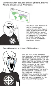 smugjak, soyak, 2soyjaks, bald, celtic cross, closed mouth, clothes, crying, eye, eyebrows