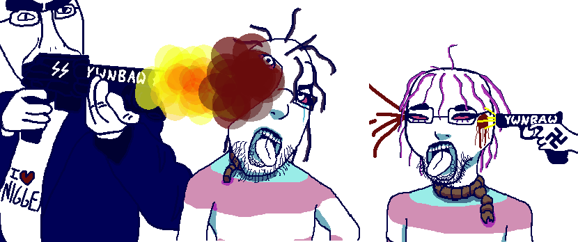 chudjak, cobson, dean, suicide chud, 3soyjaks, ack, blood, bloodshot eyes, firearm, gun