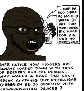 soyak, negro soyak, 1soyjak, a wyatt mann, bald, black eyes, black skin, glasses, hands, holding object