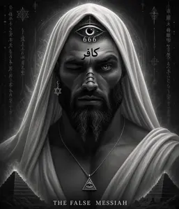 gigachad, antichrist, beard, dajjal, gray skin, islam, islamic, jews, kafir, necklace