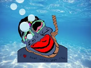 bernd, chudjak, hanging troonjak, patrick, troonjak, 1soyjak, ack, big lips, black hair, blue skin