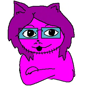 glegle, gleglejak, animal, crossed arms, dog ear, ear, furry, glasses, hair, open eyes