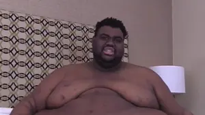 leviathan, 1nas, afro, angry, beard, black eyes, black hair, black skin, chubby, extremely obese