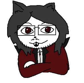glegle, gleglejak, animal, animal ears, cat ears, clothes, crossed arms, ear, ears, fangs