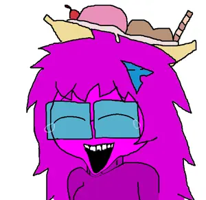 femquote, arch linux, banana, banana split ice cream, blue glasses, closed eyes, crying, female, food, fruit