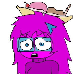 femquote, arch linux, banana, banana split ice cream, blue eyes, blue glasses, confused, female, food, fruit