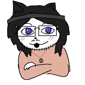 glegle, soytan, gleglejak, animal, animal ears, avengers, black hair, blue eyes, blush, cat ears
