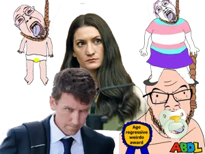 bernd, feraljak, 3soyjaks, ack, award, baby, beard, black hair, eyebrows, forehead lines