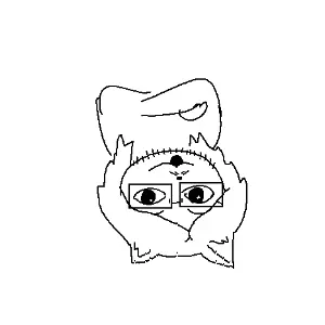 glegle, gleglejak, 3dgifmaker, animal, animated, crossed arms, dog ear, ear, furry, glasses