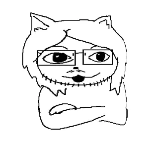 glegle, gleglejak, 3dgifmaker, animal, animated, crossed arms, dog ear, ear, furry, glasses