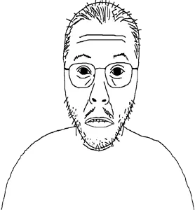 beefsoupjak, cobson, hornyson, hornysoupjak, 1soyjak, asian, bald, balding, biting lip, black eyes