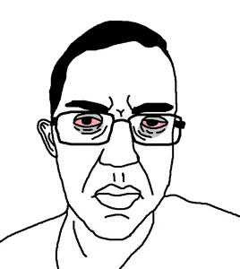 chudjak, billionsmustdiejak, patrick, angry, black eyes, black hair, bloodshot eyes, clothes, ear, eyebags