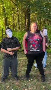 dubbbzjak, gapejak, wholesome soyjak, 2soyjaks, bald, black eyes, black hair, closed mouth, fat, front view
