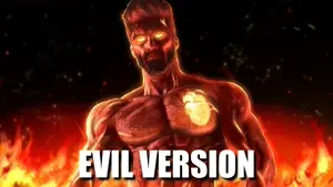 gigachad, evil, fire, text, thumbnail, youtube, youtube thumbnail