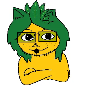 glegle, gleglejak, animal, animal ears, cat ears, crossed arms, ear, ears, food, fruit
