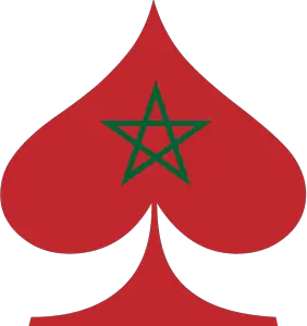 accessory, badge, bbc, morocco, queen of spades, spade, star, symbol, transparent background