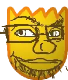 bart simpson, bartsimpsonjak, nuurumoji, closed mouth, emoji, emoticon, glasses, looking at you, open eyes, pixel art