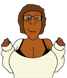 markiplier soyjak, female markiplier, neutralplier, bra straps, 1soyjak, big breasts, black eyes, bra strap, breasts, brown hair