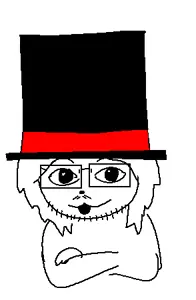 glegle, gleglejak, animal, clothes, crossed arms, ear, furry, glasses, hair, hat