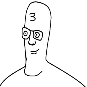 headjak, 1soyjak, 3, bald, big chin, black eyes, chin, closed mouth, coloring book, different