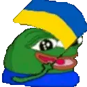 peepo, pepe, 1frog, 1nas, amphibian, animal, animated, bald, blue shirt, flag