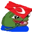 peepo, pepe, 1frog, 1nas, amphibian, animal, animated, bald, blue shirt, flag