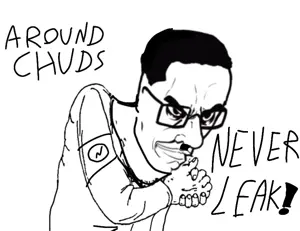 happy merchant, chudjak, chudjak seething, 1soyjak, angry, black hair, chubby, closed mouth, glasses, hair
