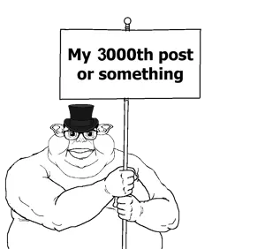 smughat, brandon, meximutt, branigger, 1soyjak, black eyes, black hair, closed mouth, clothes, fat