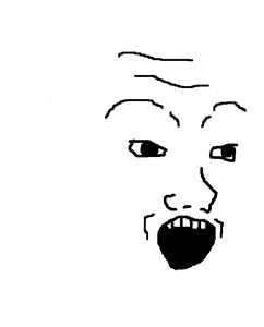 soyak, 1soyjak, accessory, bald, black eyes, face, looking to the right, mouth, neutral, no beard