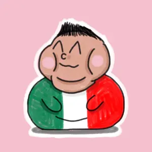meximutt, 1soyjak, black hair, brown skin, closed eyes, closed mouth, fat, front view, full body, hair