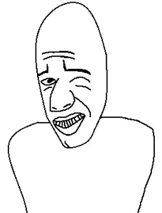 sublime, unknown, 1soyjak, bald, chin mark, eye lines, eyebrows, forehead lines, large nose, looking at you