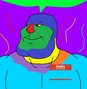 meximutt, mexiaryan, colorjak, keep raging on them, 1soyjak, autism, blue skin, buff, closed mouth, green shirt