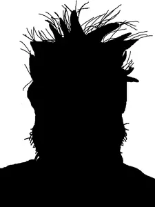 markiplier soyjak, shadowjaks, 1soyjak, bald, dark, glasses, monochrome, no eyes, no mouth, no nose
