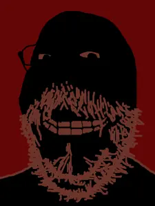 vakaba, gapejak, mustached gapejak, wholesome soyjak, 1soyjak, angry, bald, clenched teeth, eye, eyes