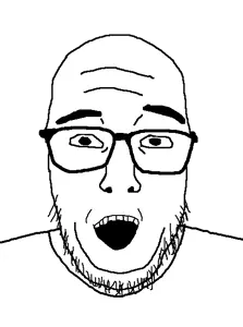 guntherjak, bald, chin, double chin, glasses, gunther fehlinger, looking at you, open eyes, open mouth, portrait