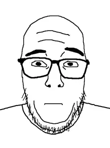 guntherjak, bald, chin, closed mouth, double chin, glasses, gunther fehlinger, looking at you, neutral, open eyes