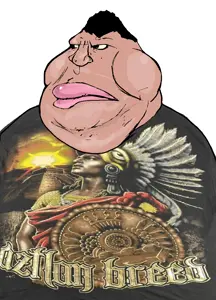 meximutt, 1soyjak, armor, aztec, black eyes, black hair, brown skin, chicano, closed mouth, clothes