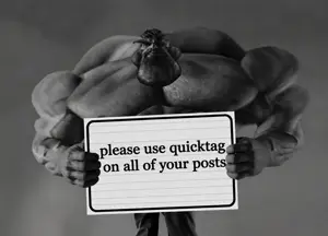 gigachad, petachad, almost full body, angry, beard, black hair, buff, closed mouth, english text, fact