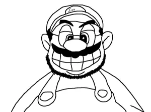 mario, markiplier soyjak, rapistmario, unknown, useful soys, 1soyjak, big nose, buttons, cap, clothes