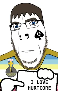 lars, cobson, natejak, countryaryan fact!, 1soyjak, award, badge, bbc, bbc slut, black text